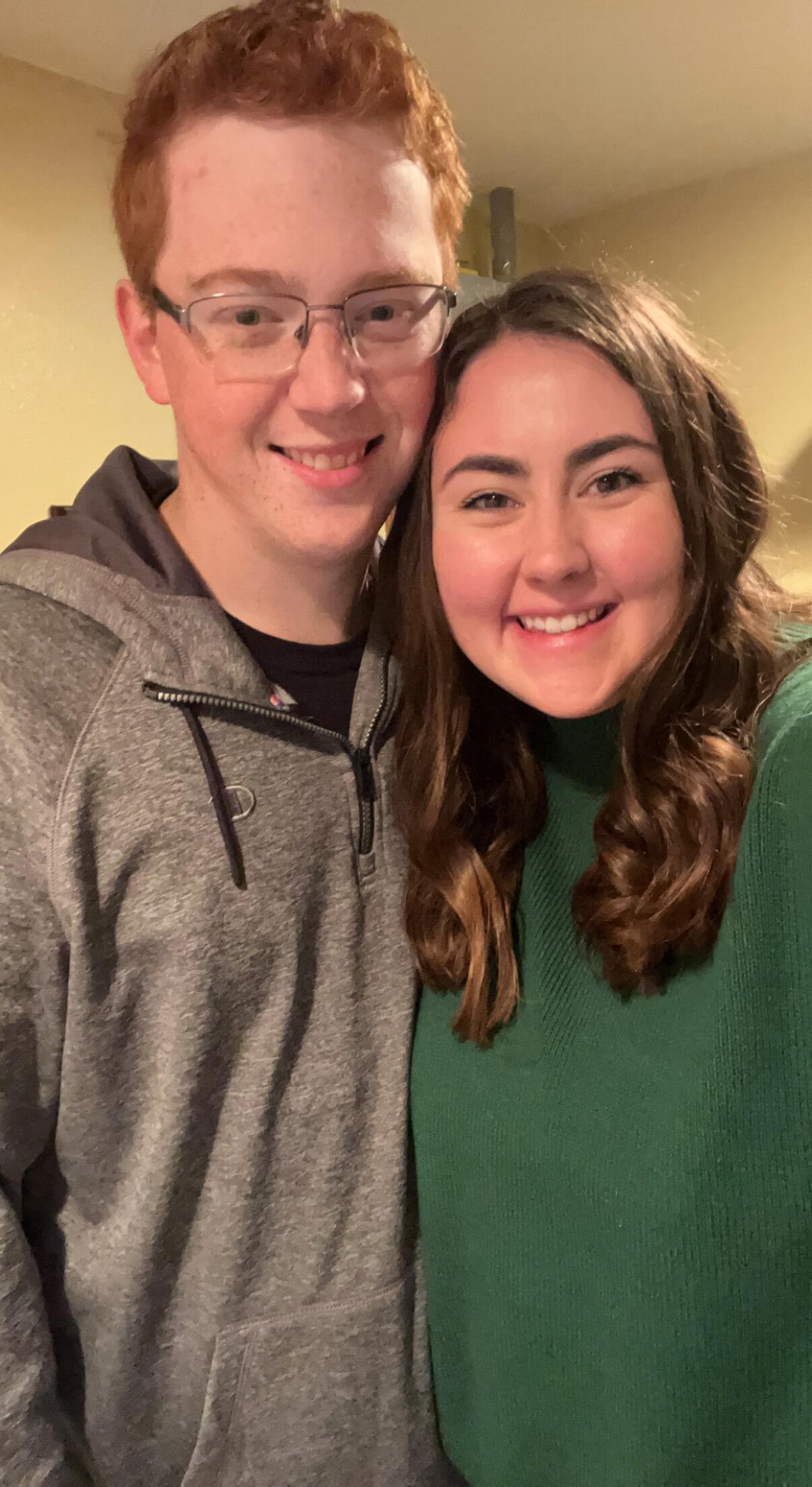 Pre-church selfies