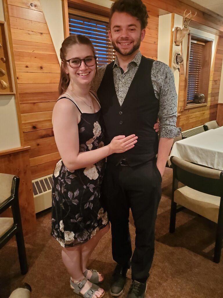 For our 3 year anniversary, we went on our first vacation together to Mackinac Island. Dinner had in Mackinaw City :)