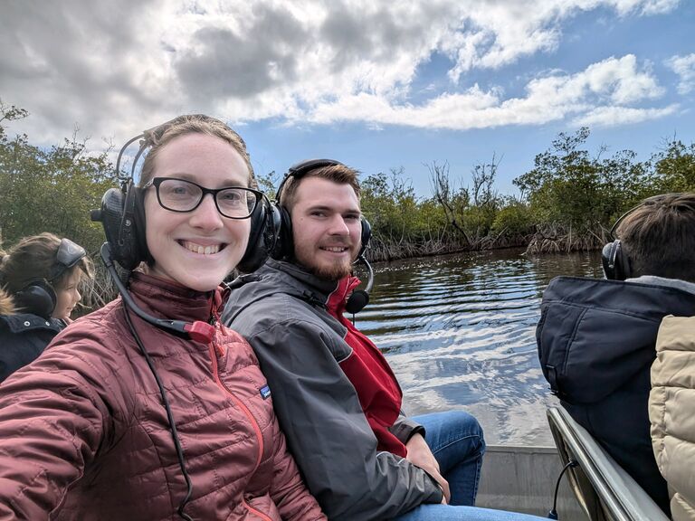 Air boat ride in the Everglades!