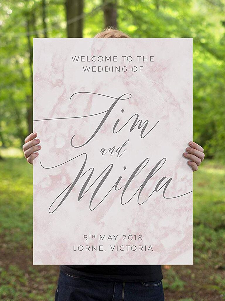 26 Wedding Signs Perfect for Greeting Guests