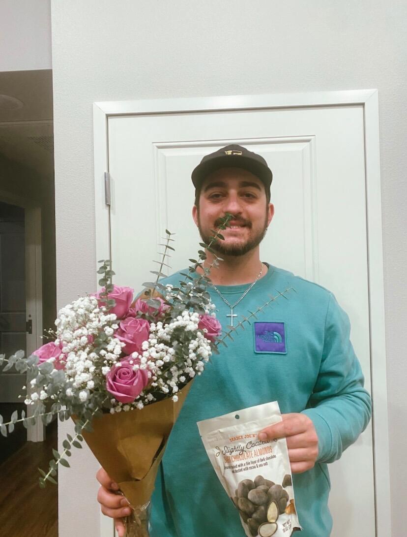 "National buy your girlfriend flowers day." This man never fails to spoil me and has always been such a generous and consistent gift giver :)