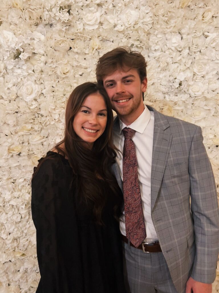 Shortly after their first exchange, they decided to meet in person on December 1, 2023. For their first date, Wes took Alarie to the Arkansas Museum of Fine Arts, knowing she would appreciate it after she had shared a video of the Van Gogh exhibit she visited in Dallas, Texas. They walked through the museum, and Wes’s curiosity about a tire tread art piece led to a memorable moment. Afterward, they got in trouble for standing too close to the art, so they decided to continue their date elsewhere.