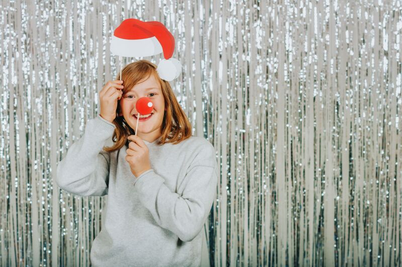 Christmas party ideas for kids - photo booth