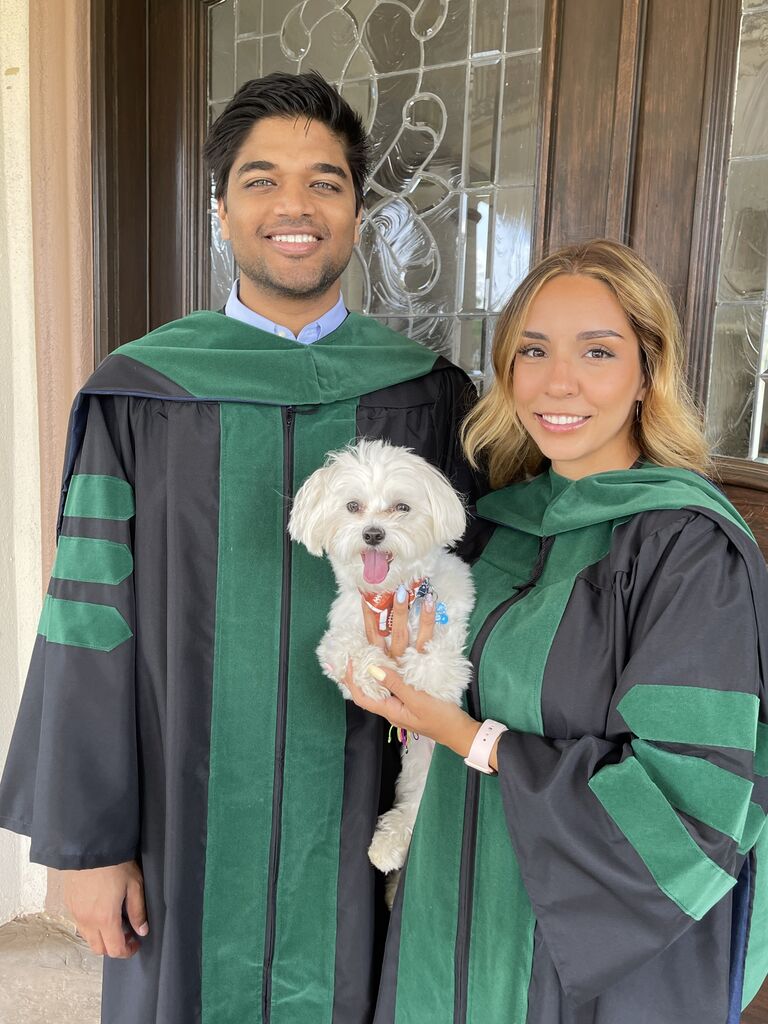 We graduated medical school together!