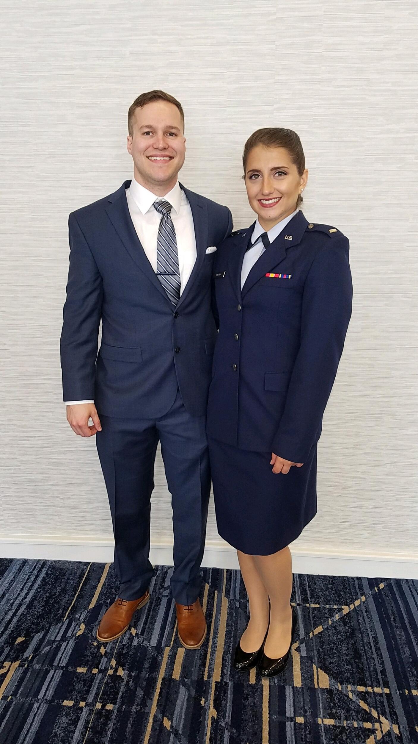 Marisa's commissioning ceremony. Nick officially swore Marisa in 2 days later, so his signature is on her commissioning documents.