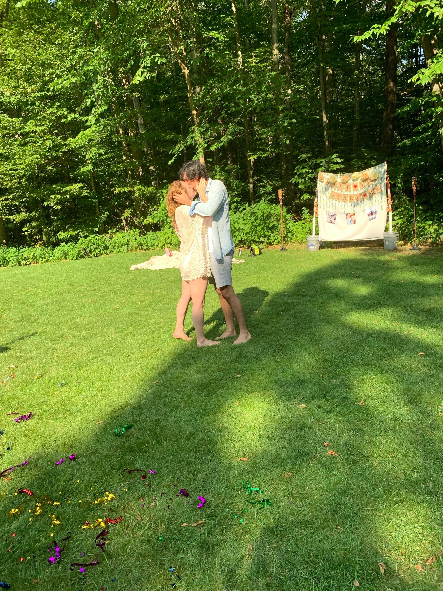 At the 2019 Family Reunion Yoan got down on one knee.