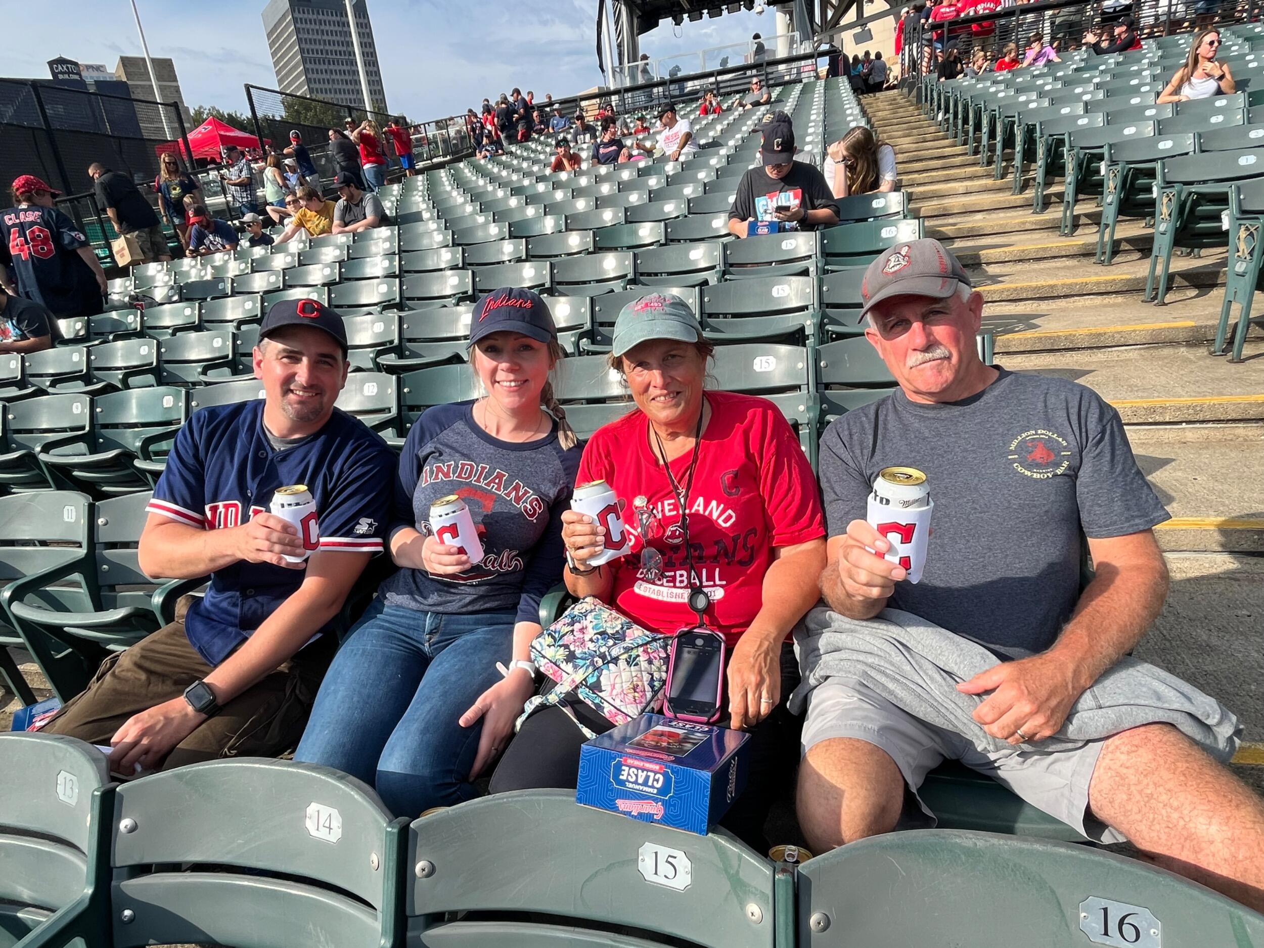 Mohegan Sun -> Cleveland -> Buffalo.
Vacation with Kyle's parents.