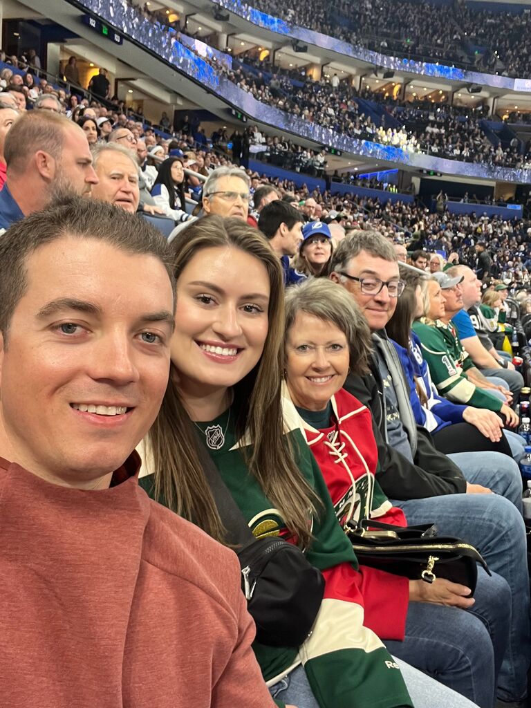 Shay brought Logan to his first NHL game
