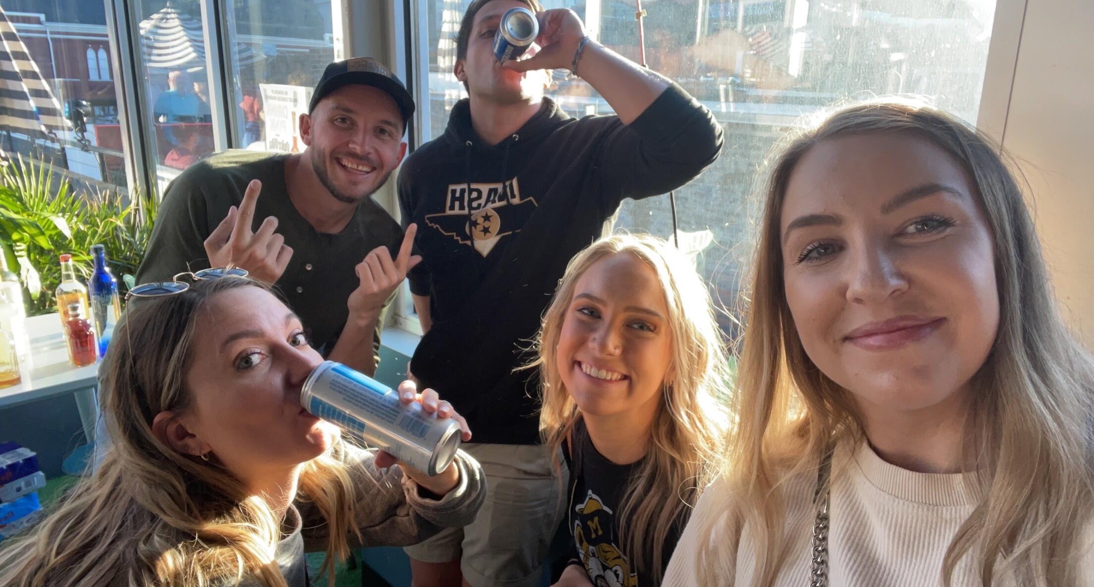 The day we met! Thanks Allisynn, Kelsey, & Jack <3