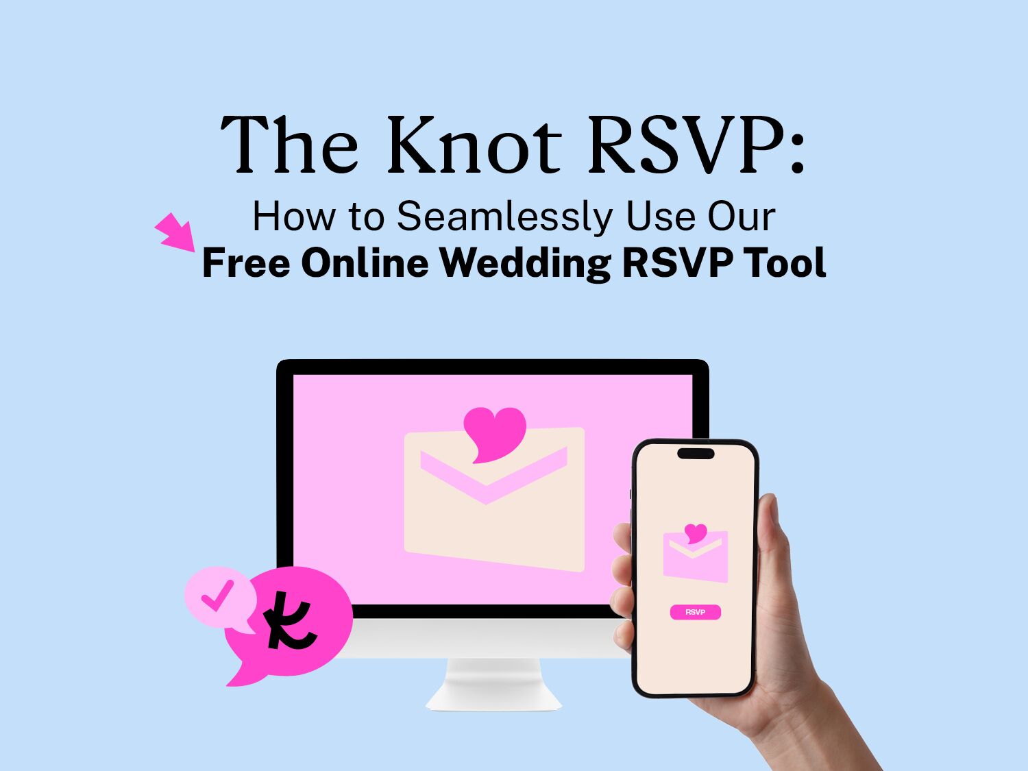 Couple RSVPing online