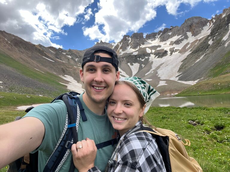 We spent the rest of the week hiking to some of the most beautiful views we've experienced and camping in the Rocky Mountains, it was such a wonderful way to be able to celebrate our engagement just the two of us.