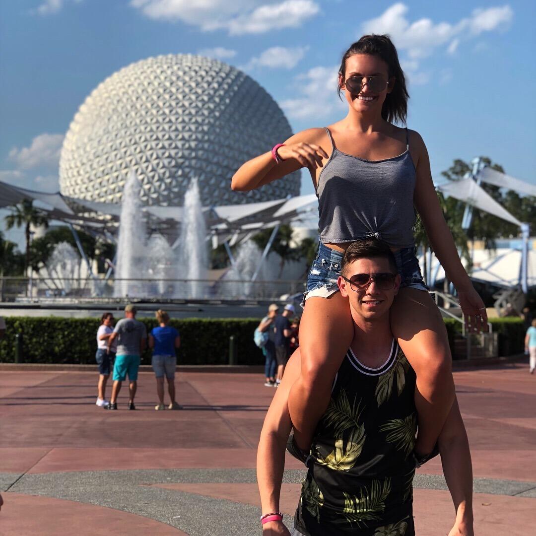 This was the first of many trips to Disney - where Madison and Ryan love to drink around the world