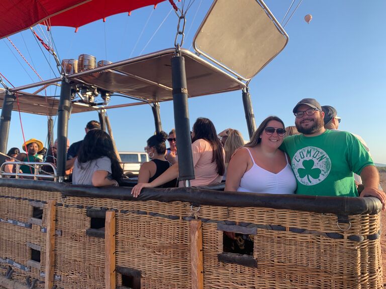 Crossed hot air balloon ride off the bucket list 
