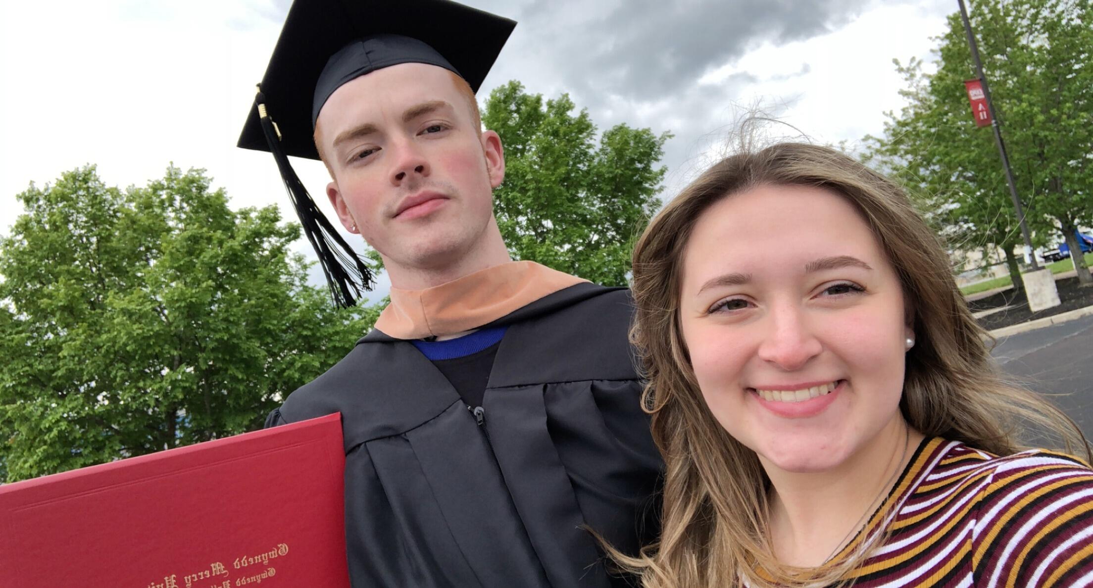 Ed graduated.