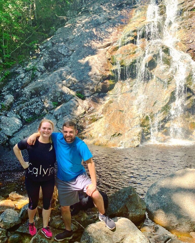 Nancy Cascades in Livermore, NH!