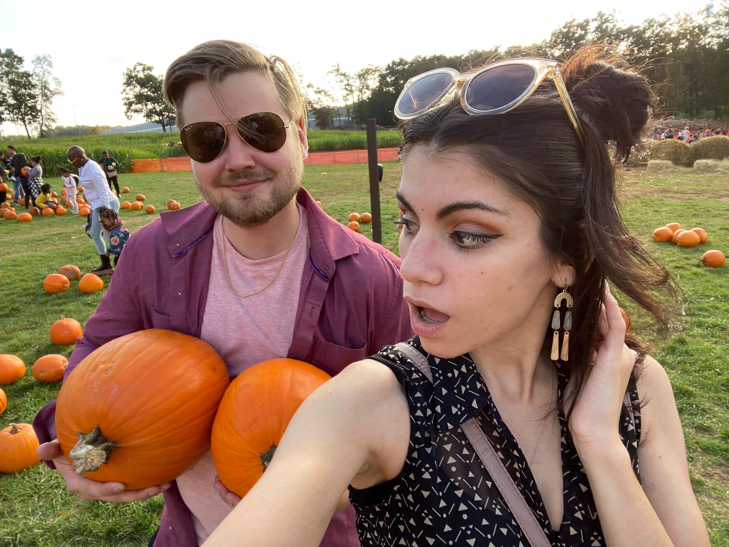 A little fall date. Our love forever growing. 