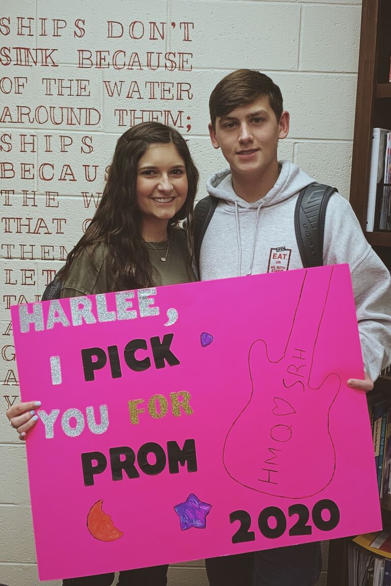 Promposal that soon got canceled due to Covid.