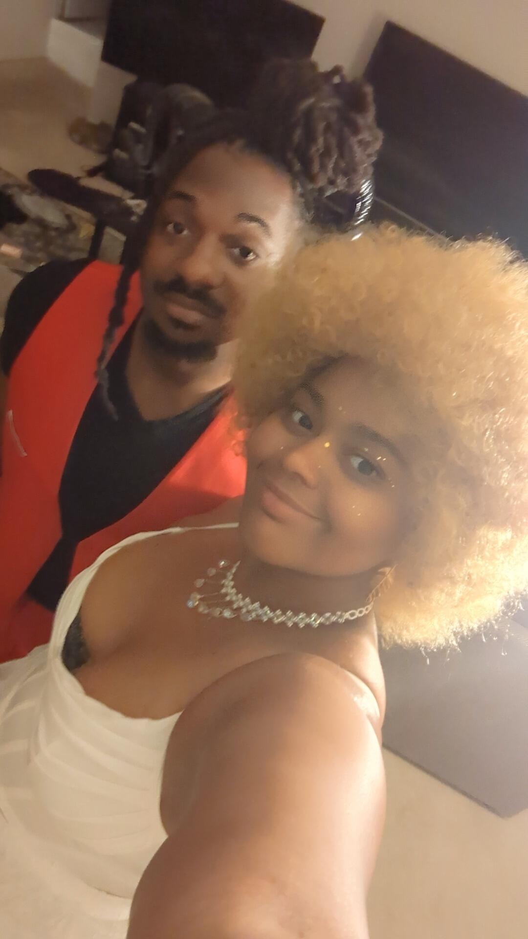 Last event with Greg's locs. Bye locs.