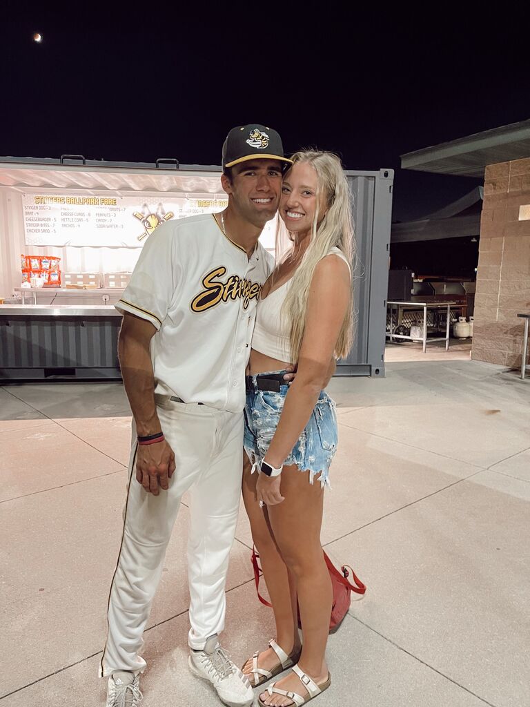 Carter played baseball in Willmar, MN the summer of '21 so Savannah went to watch Carter play as often as she could!