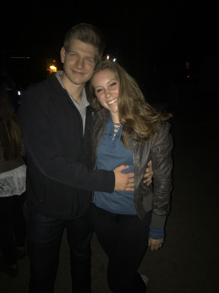 First photo together, going to Sloss Furnace Haunted House