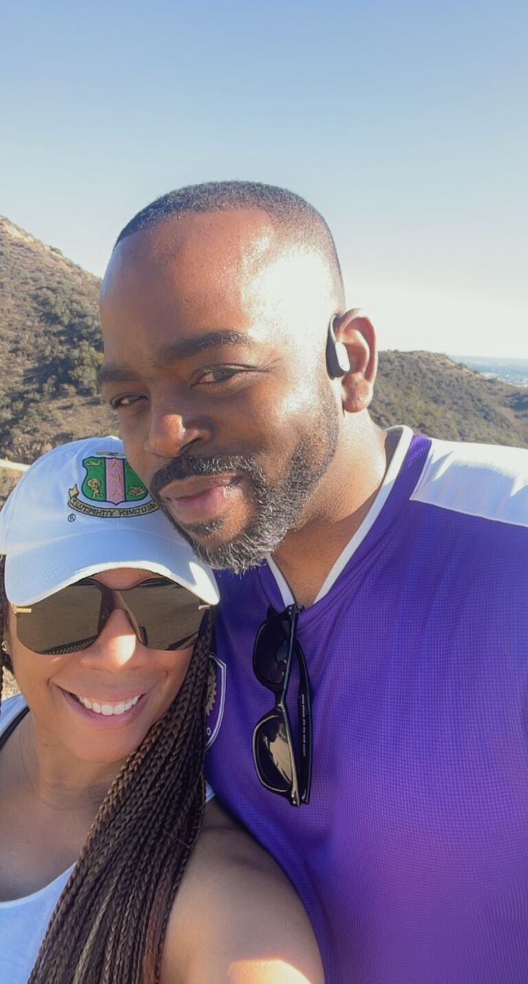 Our first full date weekend is when Maurice came to visit me in Los Angeles, CA.  We hiked up Runyon Canyon.