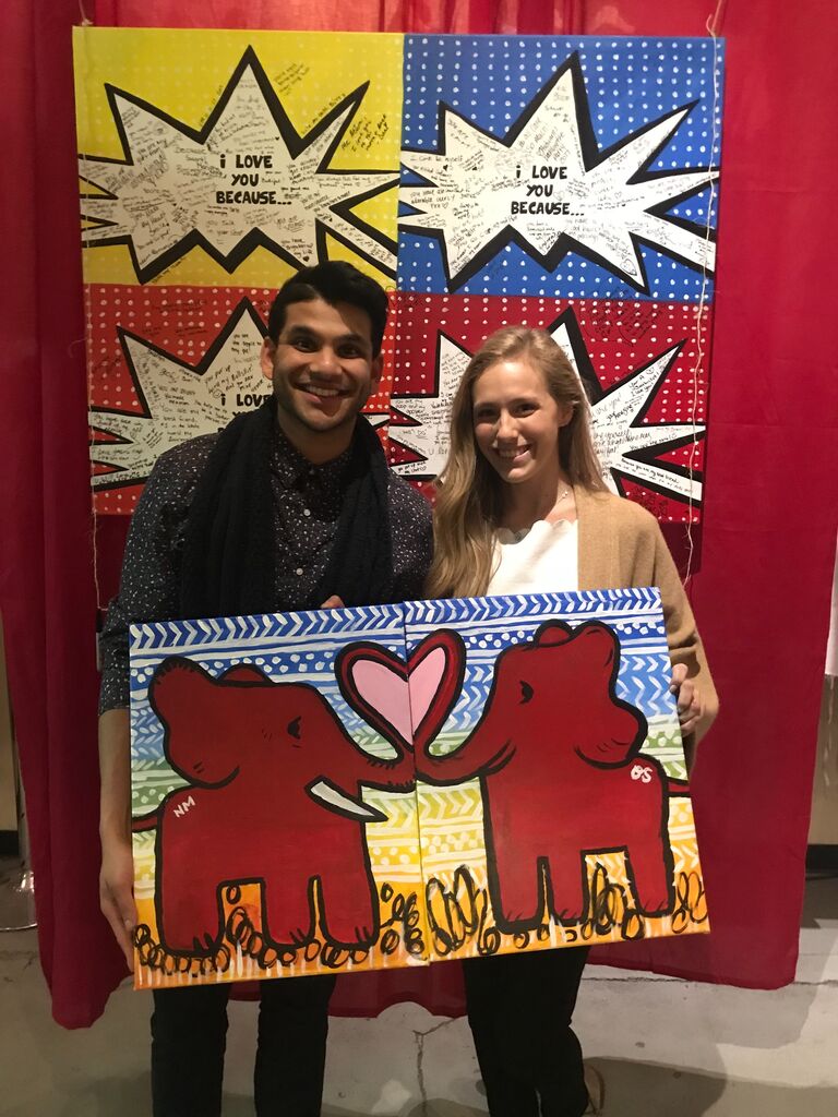 Our first valentines day together in Milwaukee