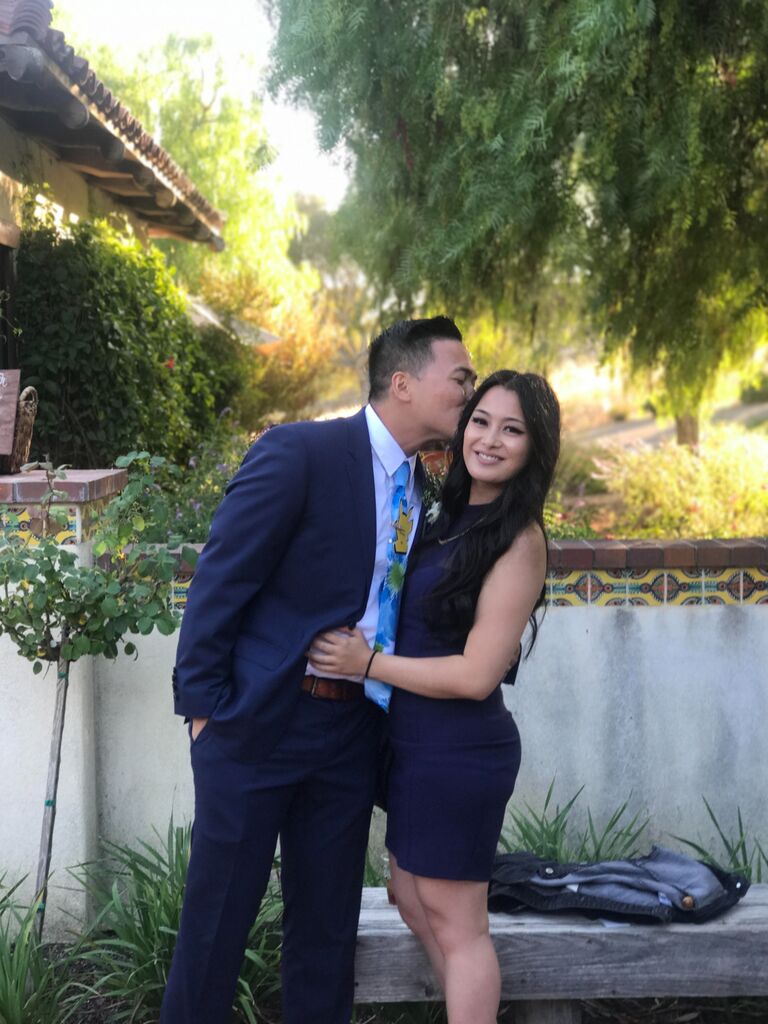 Our first of many weddings attended together and to many more.