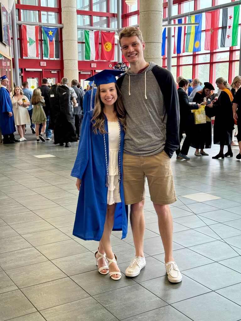 Annika graduated from the Kirkhof College of Nursing. 