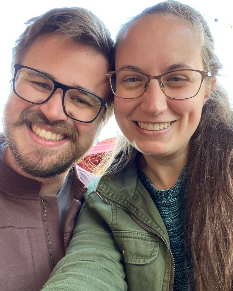 Our first posted couple photo! We don’t have many from the first few dates; our dating anniversary is January 20th, but this is one of our earliest photos together. 