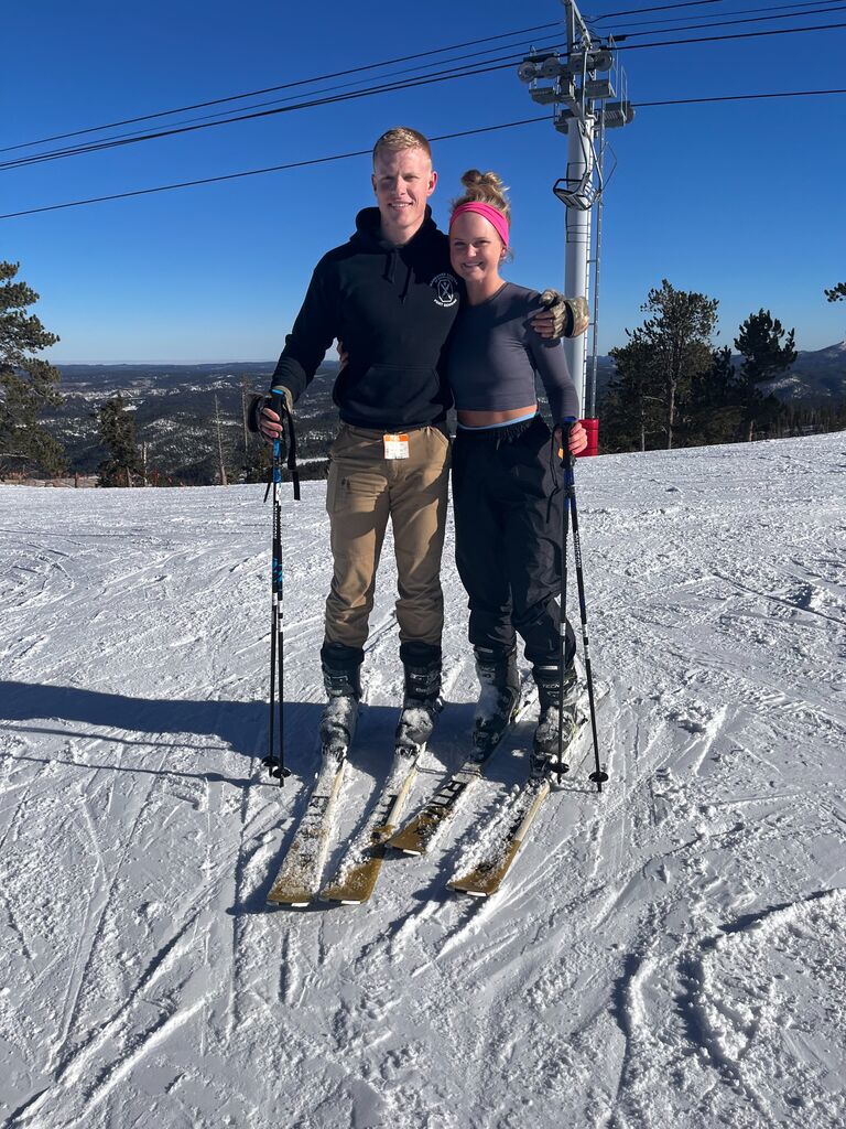 We both love the outdoors! Skiing, hunting, fishing, you name it!