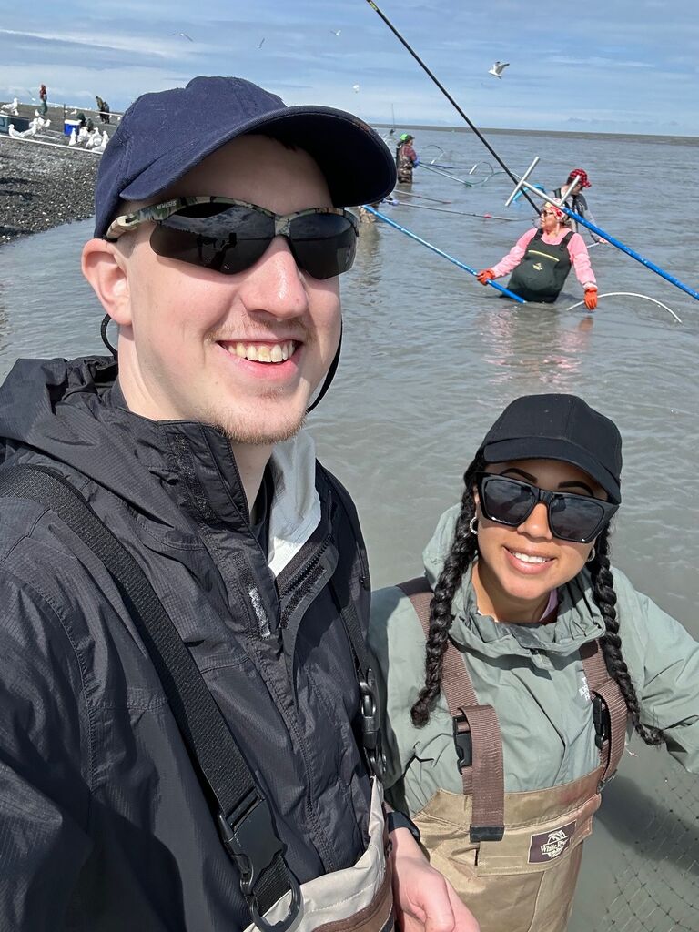Danny's first time dip net fishing!