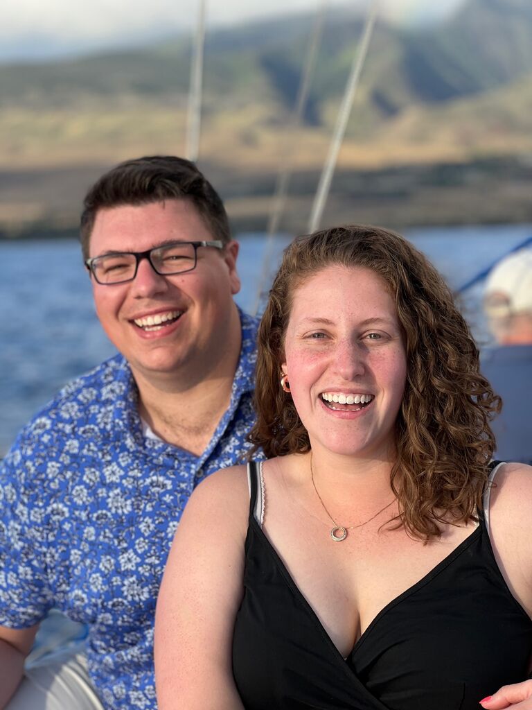 Celebrating their 4-year anniversary and with COVID restrictions easing, Matt and Maddy fulfilled a long-held dream: a trip to Maui, HI. In their most action-packed adventure yet, they snorkeled alongside sea turtles, braved the treacherous road to Hana drive, indulged in an abundance of fresh seafood, and marveled at the sunset from the summit of Haleakalā National Park. 