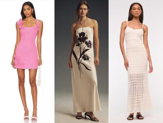 Three proposal dresses