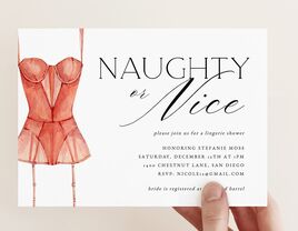 15 Lingerie Party Invitations That'll Make You Blush
