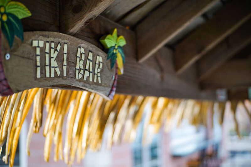 Tiki bar Tropical Theme Party Ideas