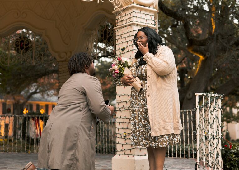 Joshua & Jo get ENGAGED !! What was originally a date set to have dinner with First Irving's Worship pastor and his family, to a "surprise" couple's holiday photoshoot, became one of the best days of their lives. Joshua proposed to Jo at Flippen Park in the Highland Park area in Dallas, and surprised her with an engagement party in DeSoto with family and friends. 