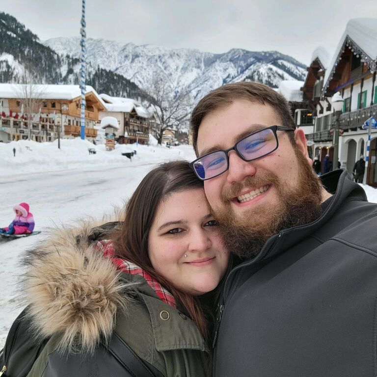 The pair took their first trip together to Leavenworth, Washington, indulging in far too many pretzels and falling deeper in love with every bite.