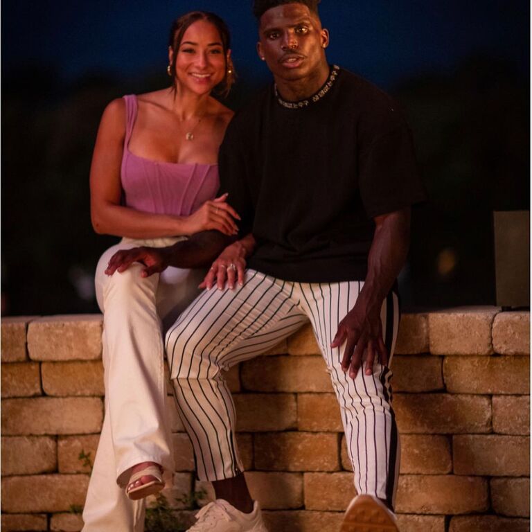 NFL Player Tyreek Hill & Wife-to-Be Keeta Vaccaro Are Engaged