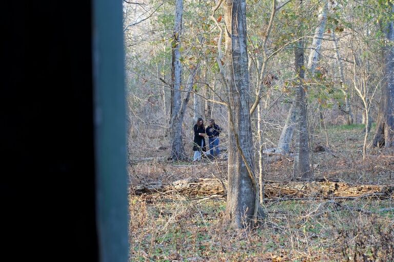 Sloane led Maggie through a hike filled with clues of where to go next