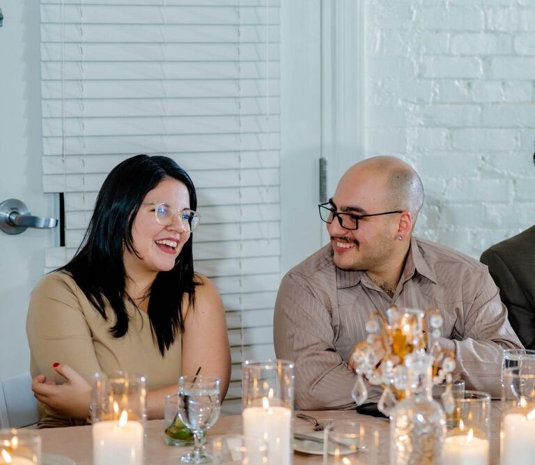 The couple goes to a friend's wedding in North Carolina
