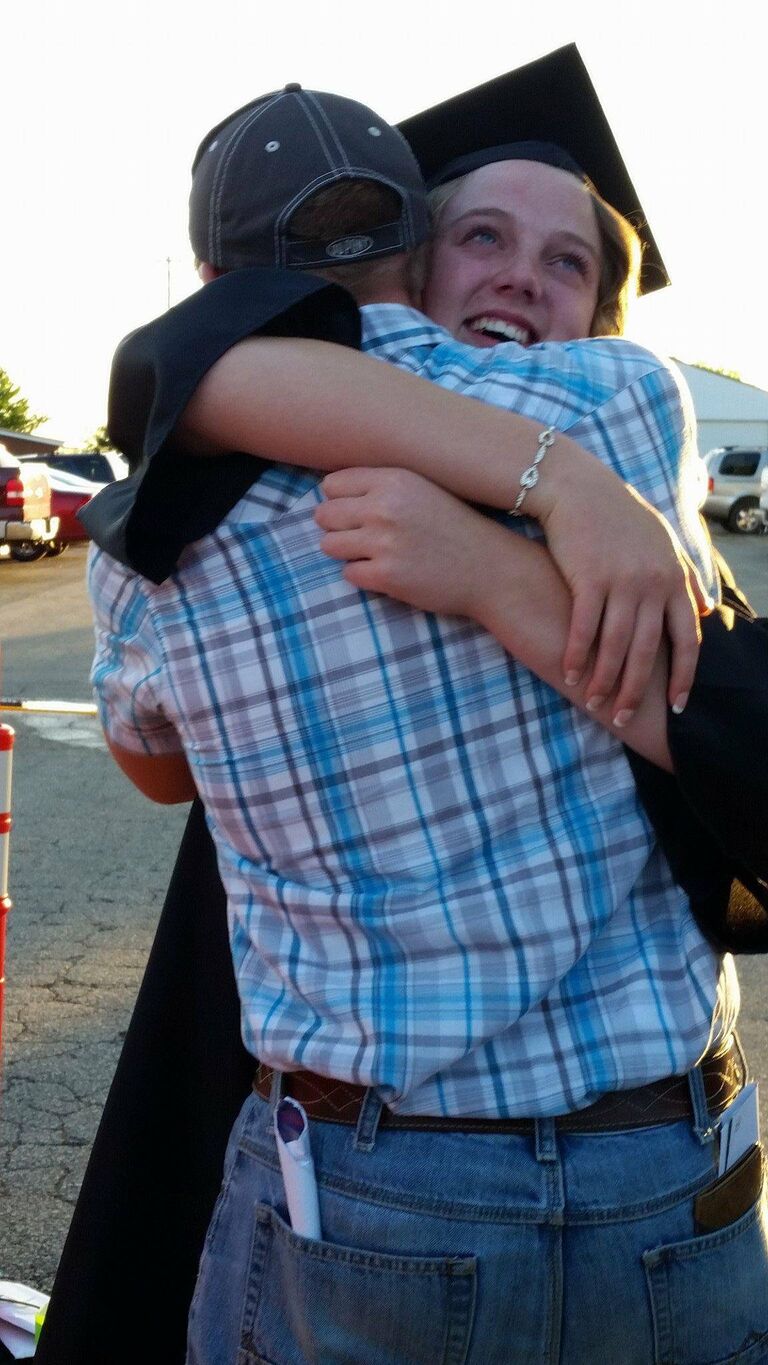 My high school graduation.