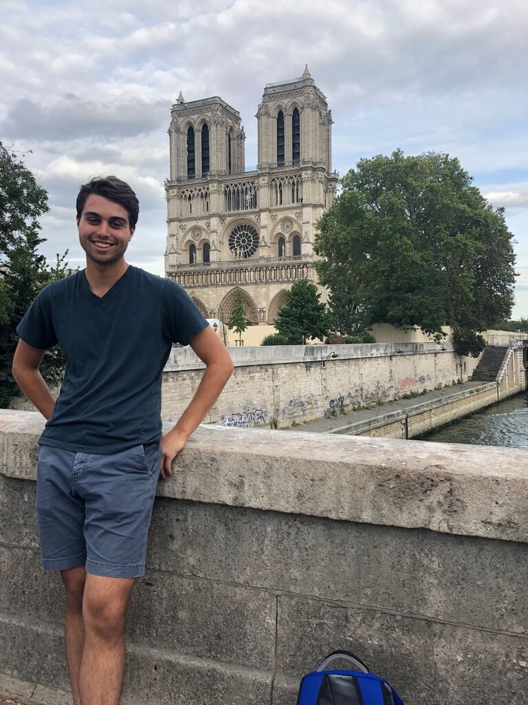 Matt's trip to Europe was a success, he got to see all the sights and develop his passion for design. 