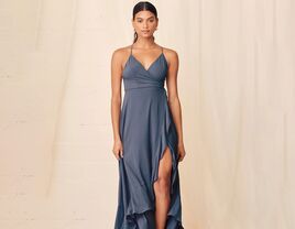 wrap bridesmaid dresses