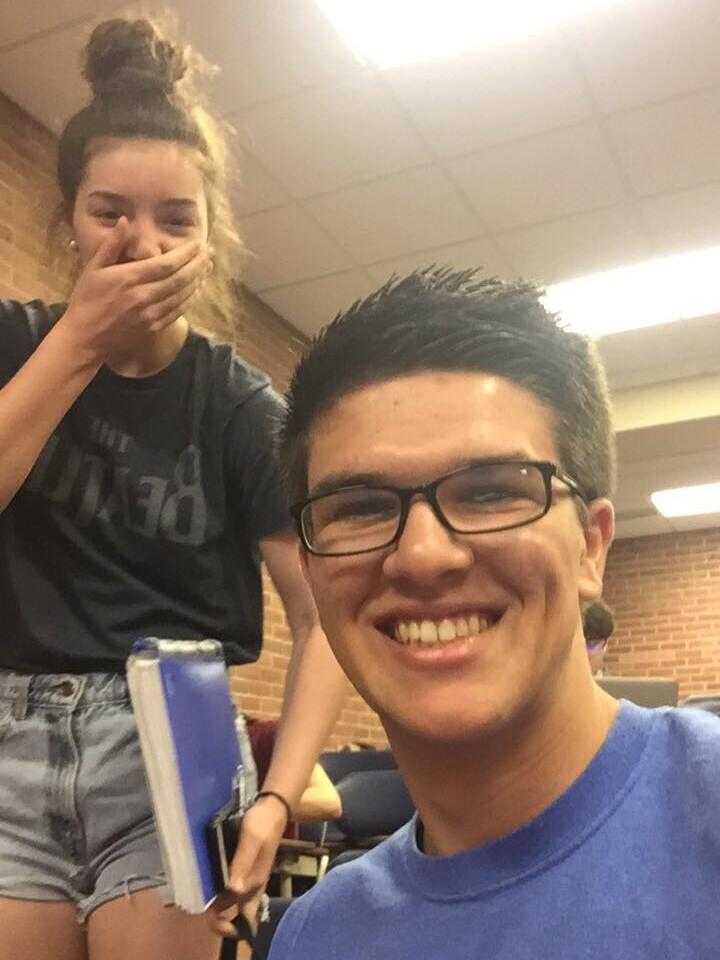 The first time we met was during Dr. VanOrpham's freshman-year General Chemistry class. We had many mutual friends since Hillsdale College was so small, and so we became fast friends as well. As you can see, Ben has always made Sydney laugh the hardest. 