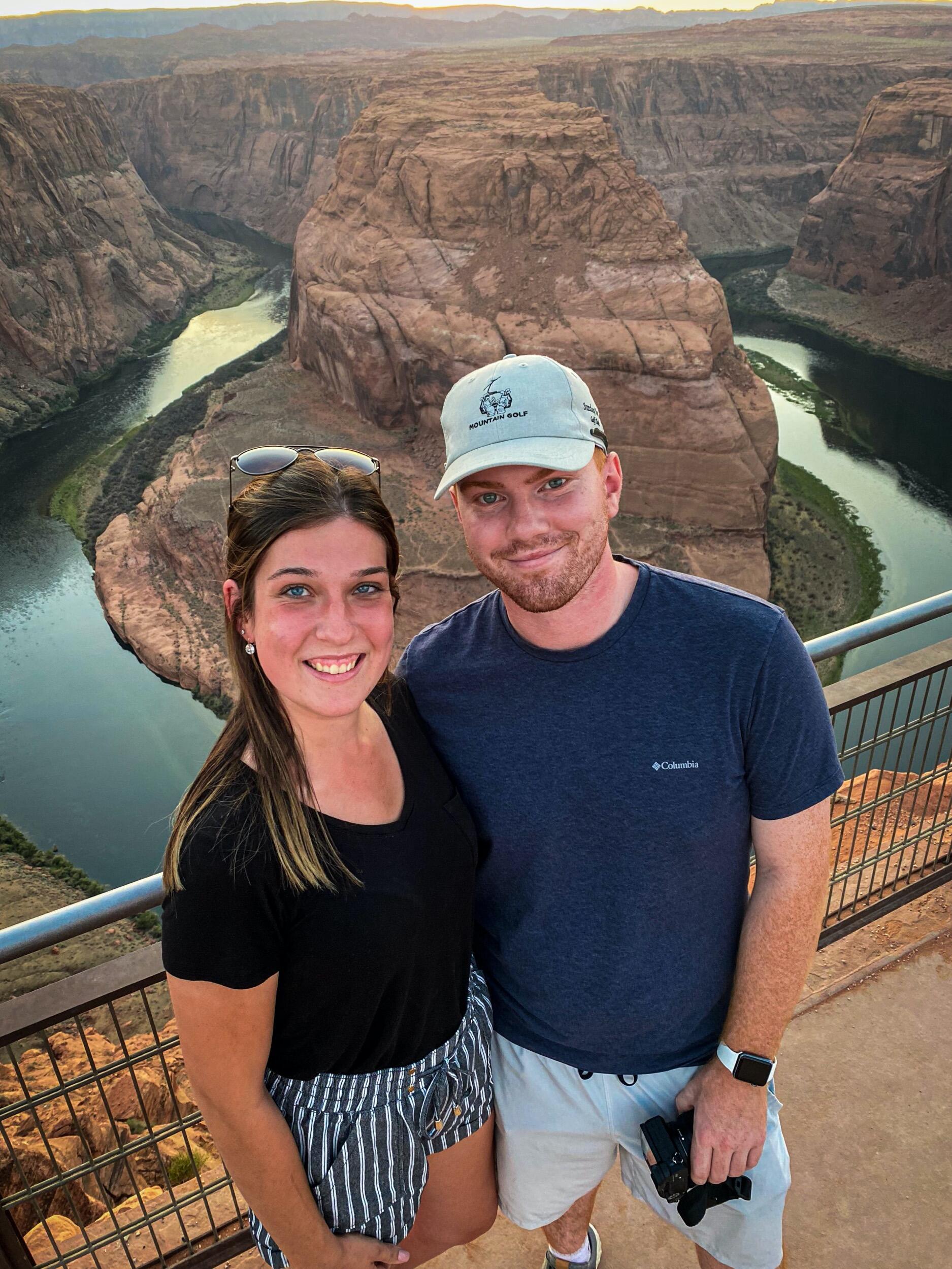 Our first real vacation together. We visited Grand Canyon NP, Bryce Canyon NP, and Zion NP. One of our favorite spots though was Horseshoe Bend in Page, Arizona!