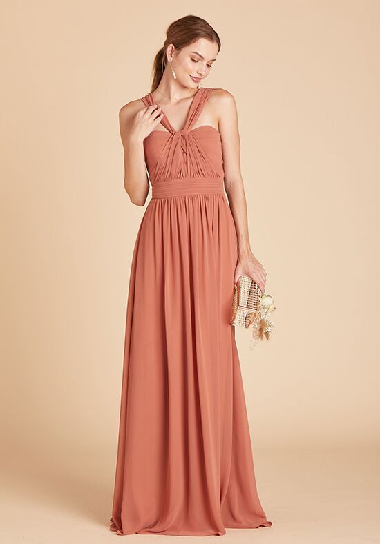 Grace Convertible Chiffon Bridesmaid Dress in Taupe