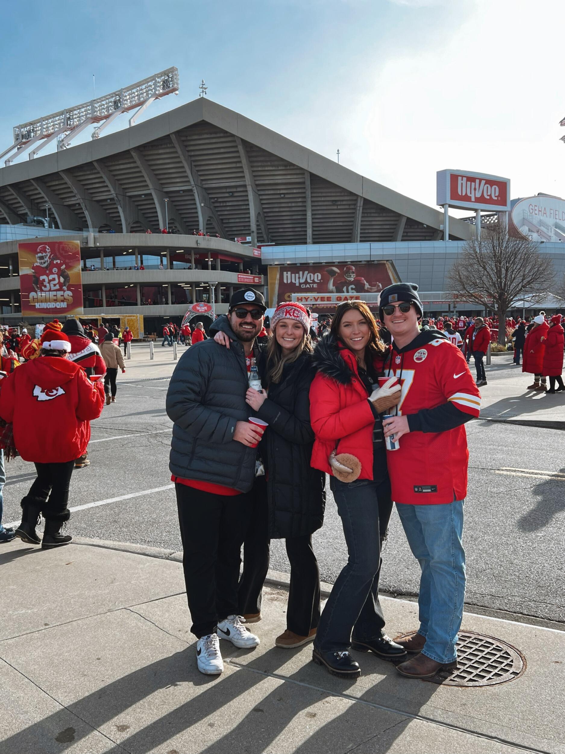 Chiefs game with Grant & Bre