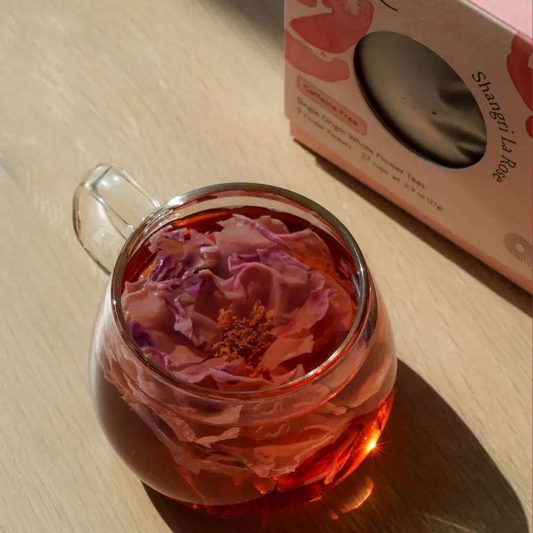 Whole flower tea bridesmaid proposal gift from The Qi