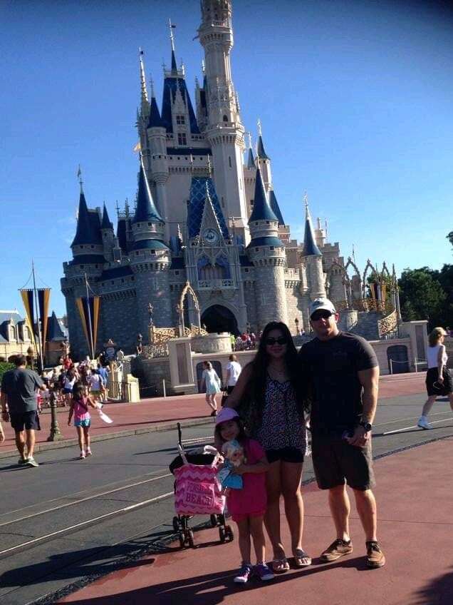 Although, they were initially stationed in Florida, the Navy had different plans and they were stationed in 5 different states in the US! 

This was the first time that Mel has ever been to Disney World! She was hooked!