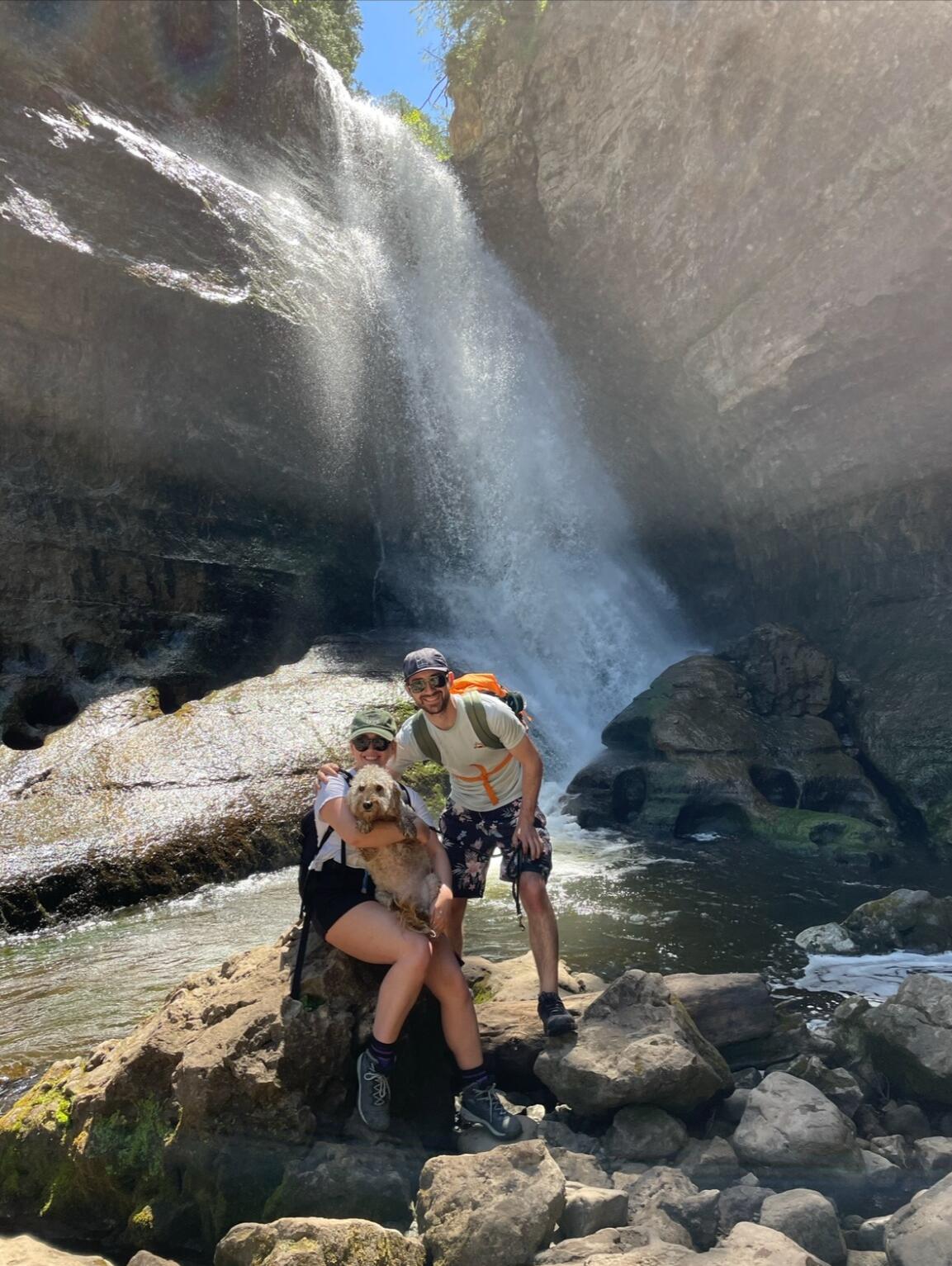 Hiking in Pictured Rocks, MI